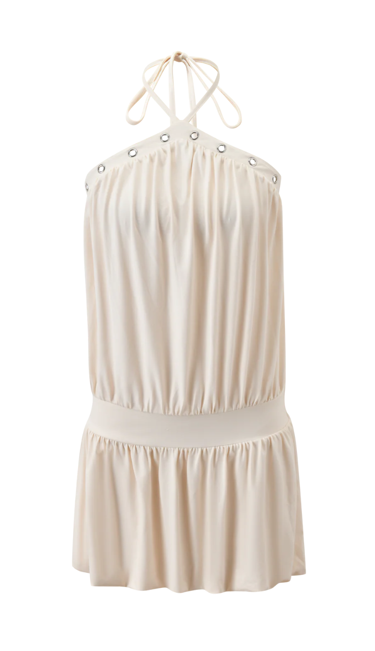 Eva Cream Mini Dress
