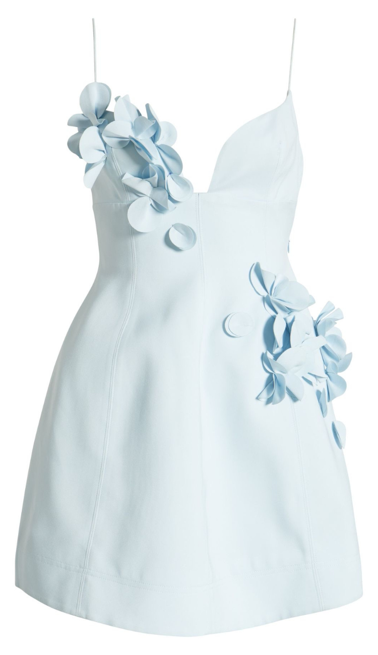 Maiva Light Blue Mini Dress