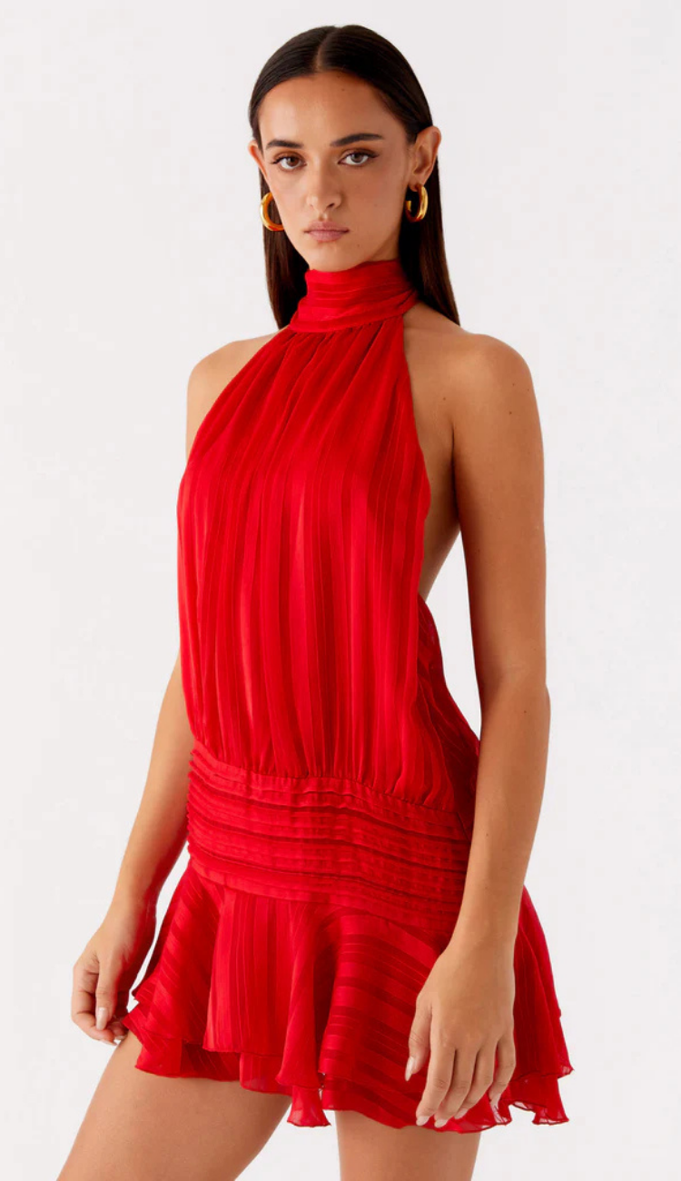 Maelle Red Mini Dress