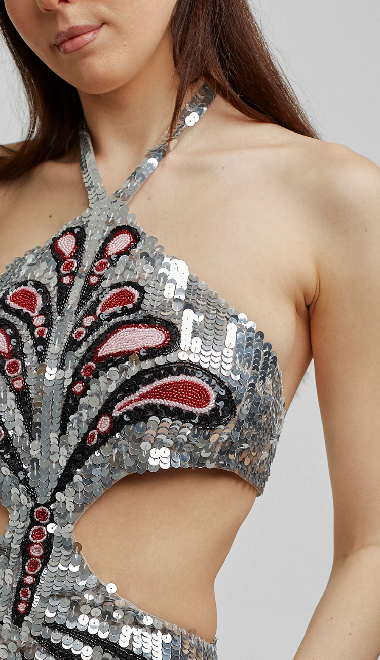 Morpho Sequin Mini Dress