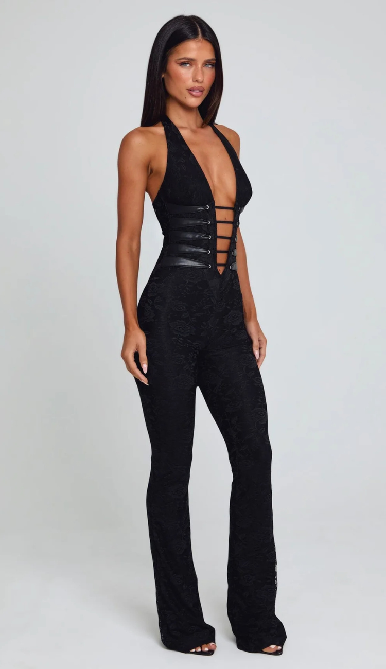 Zana Black Jumpsuit
