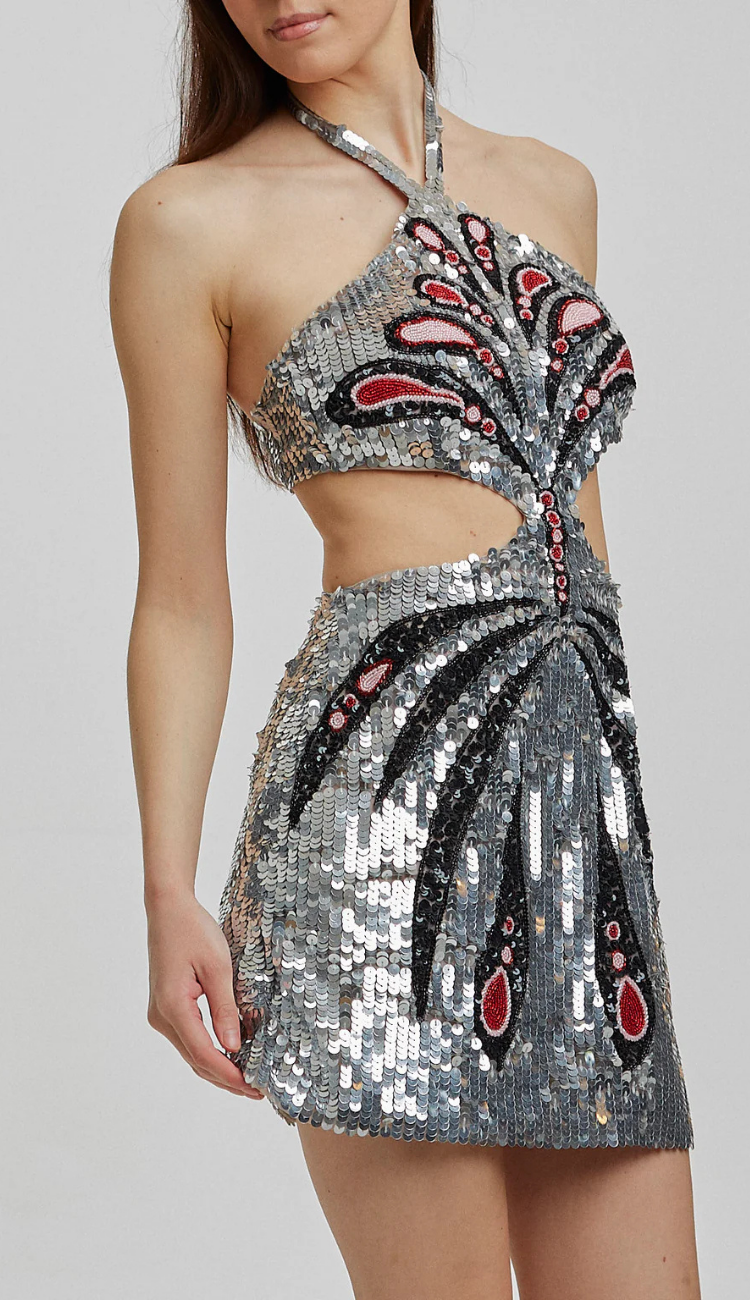 Morpho Sequin Mini Dress