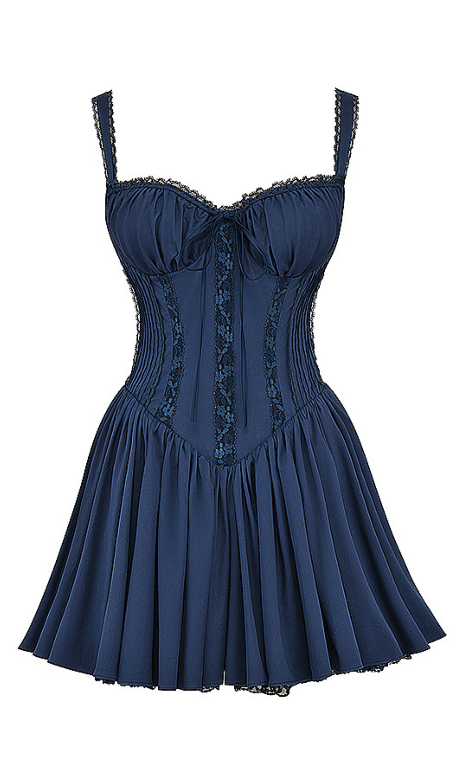 Vestido mini azul marino de Seona